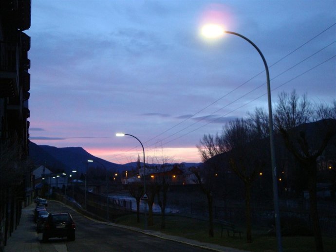 Noche En Biescas (Huesca)