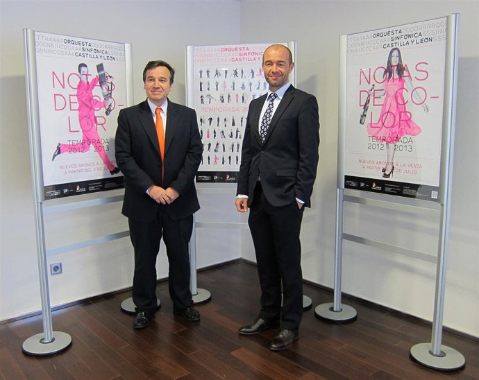 José Ramón Alonso (Iz) Y Félix Alcaraz En La Presentación De La Nueva Temporada 