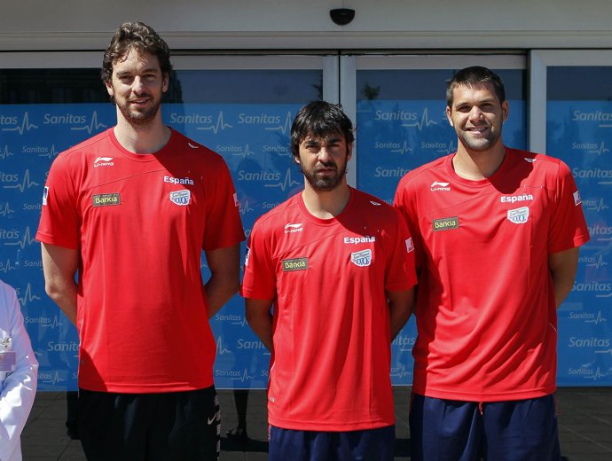 Pau Gasol, Juan Carlos Navarro Y Felipe Reyes