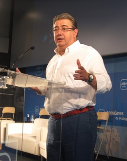 Juan Ignacio Zoido en un acto del PP de Málaga