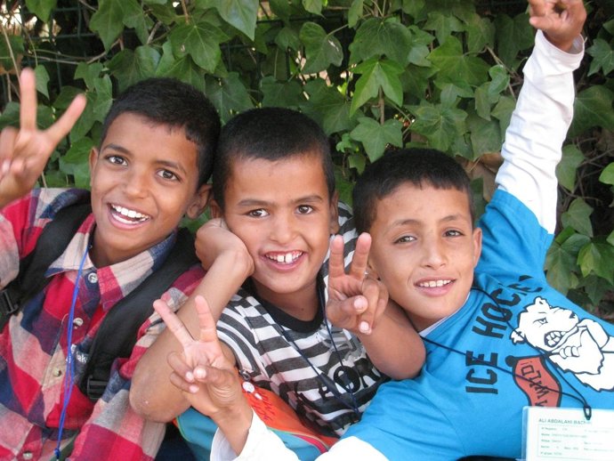 Niños Saharauis Que Participan En El Programa 'Vacaciones En Paz'