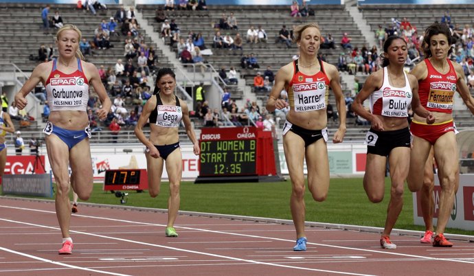 El Final De La Prueba Del 1.500 Femenino Con Nuria Fernández