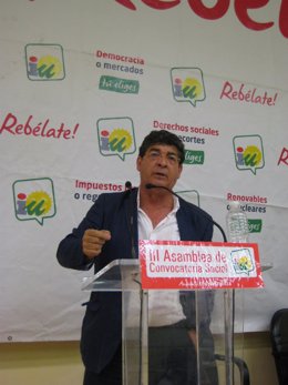 Valderas, en la III Asamblea de Convocatoria Social de IU Andalucía