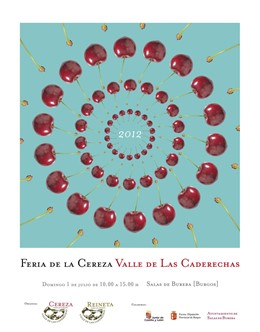 Cartel De La IX Feria De La Cereza Del Valle De Las Caderechas