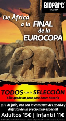 Cartel De Bioparc En Apoyo A La Selección