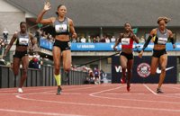 Atletismo/Londres.- Allyson Felix vence en los 200 metros lisos de los 'trials' y estará en Londres