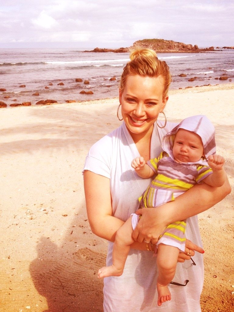 Hilary Duff Y Su Hijo Luca