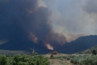 Incendios.- Se declara el nivel 2 en el incendio de Hellín y se solicita al Gobierno la intervención de la UME