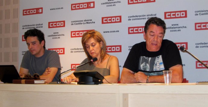 Luis Roa, Carmen Juste Y Luis Cortijo, CCOO
