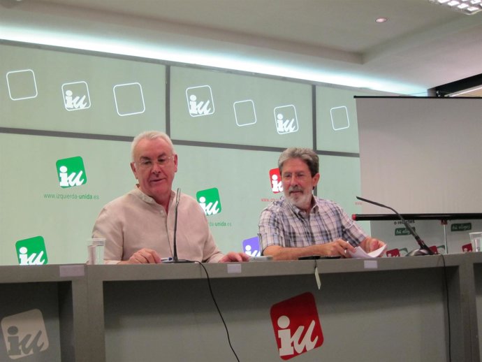 Cayo Lara y Adolfo Barrena