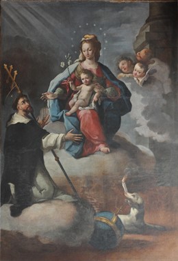 La Obra 'Virgen Del Rosario Con Santo Domingo' Luce Restaurada En Muel