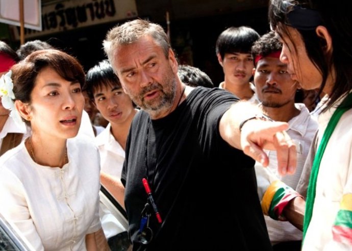 Luc Besson en el rodaje de The Lady