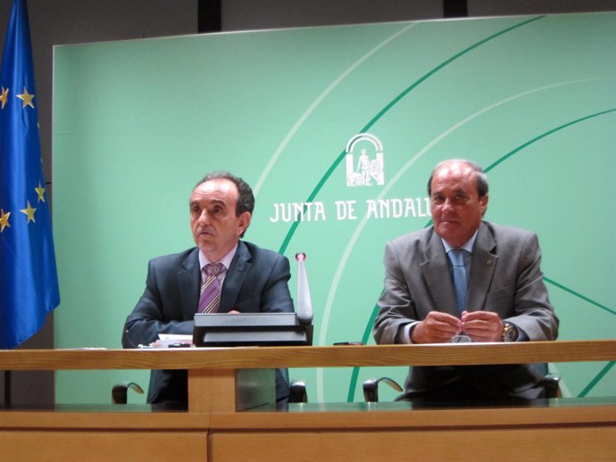 Rafael Rodríguez Con El Presidente Del Consejo Andaluz De Cámaras De Comercio