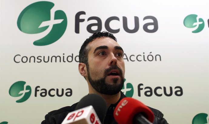 El portavoz de FACUA, Rubén Sánchez