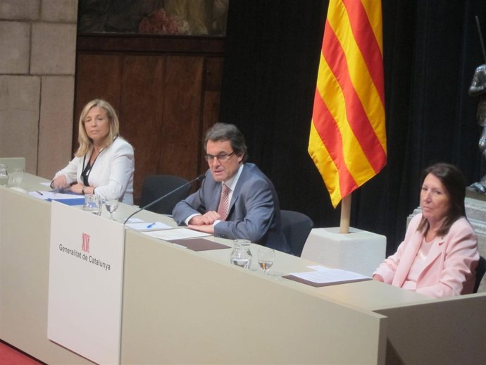 Joana Ortega, Artur Mas Y  Montserrat De Vehí