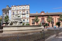 El PSOE dice que la fuente de la Puerta de Jerez carecía de vallado de protección y pide "responsabilidades"