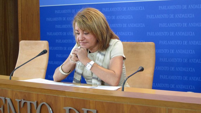 Antonia Moro, En Rueda De Prensa Tras La Comisión De Los ERE