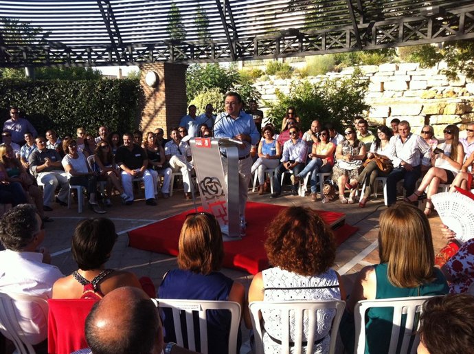 Heredia, en la presentación de su candidatura