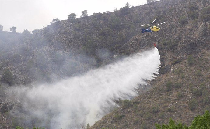 Extinción Del Incendio De Hellín