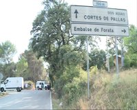 Sigue la búsqueda del piloto desparecido en el incendio de Cortes