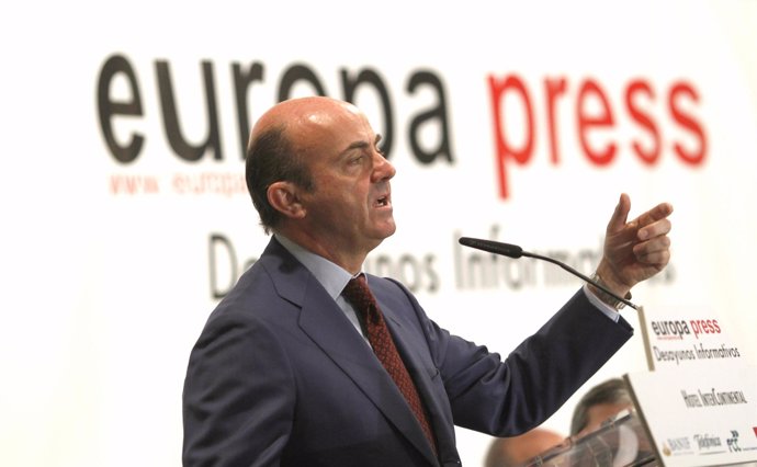 Luis De Guindos En Los Desayunos De Europa Press