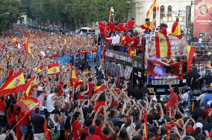 Celebración Eurocopa 2012 Cibeles