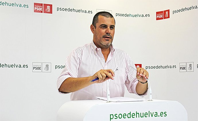 El secretario de Organización del PSOE de Huelva, Jesús Ferrera.