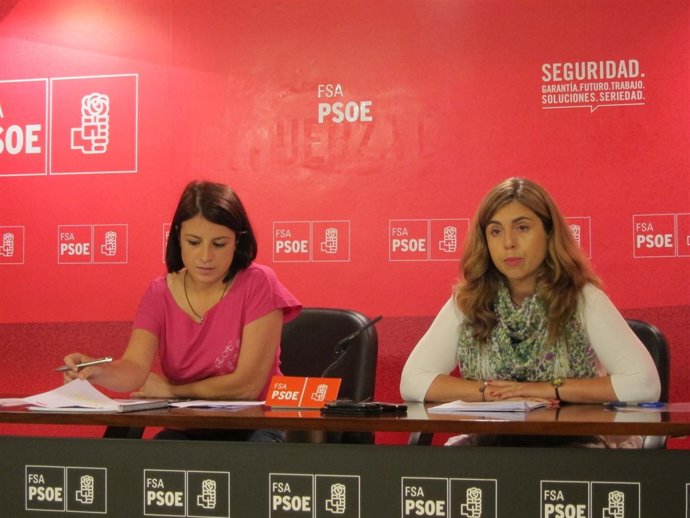 Adriana Lastra Y Lourdes Calleja, En La FSA-PSOE