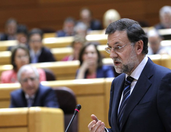 Mariano Rajoy En El Pleno Del Senado