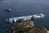 Un total de 30 cajones de 'aire comprimido' se usarán en la retirada de los restos del 'Concordia'