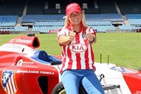 Fórmula 1.- El Atlético de Madrid muestra su apoyo a María de Villota "en este duro momento"