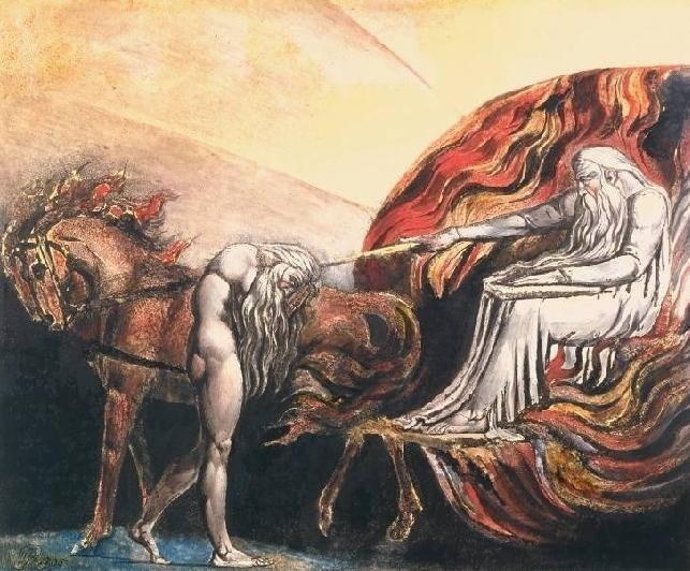 Dios juzga a Adán', de William Blake