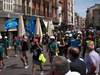 Méndez y Toxo animan a la Marcha Negra a seguir adelante "con la moral alta"