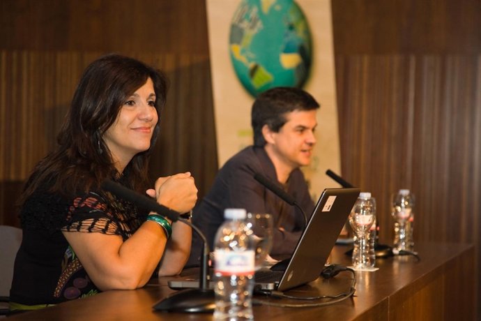 Carmen Ramirez, profesora de la Universidad de Málaga durante su ponencia 