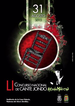 Cartel de promoción del concurso 'Cante Jondo'