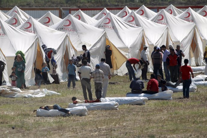 Campo De Refugiados Sirios En Turquía
