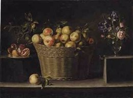 'Manzanas En Una Cesta De Mimbre', De Zurbarán