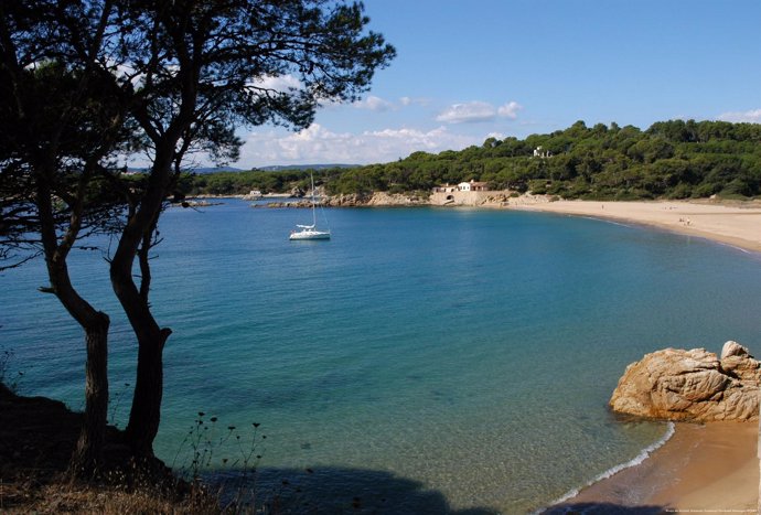 Playa Del Pirineo De La Costa Brava