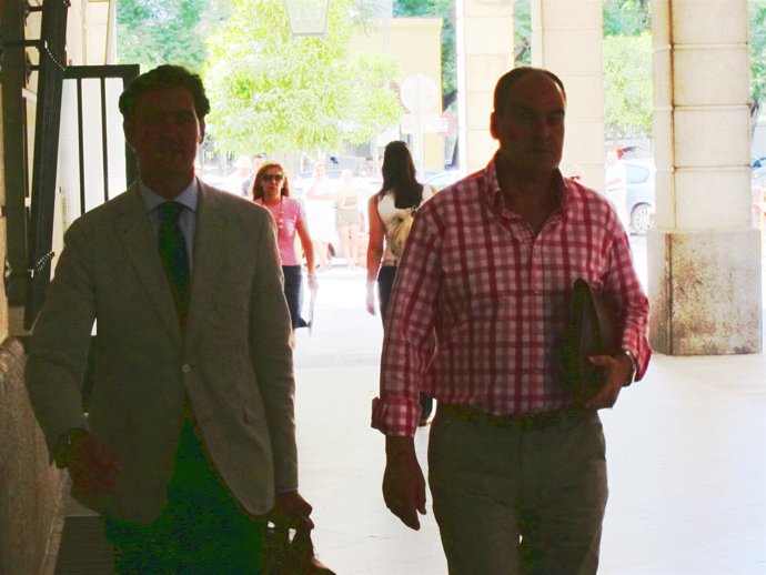 Juan Márquez, a su llegada al juzgado para la segunda jornada de declaración