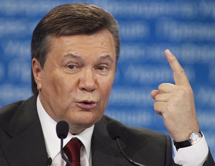 El Presidente De Ucrania, Viktor Yanukovich
