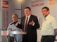 Puig dice que Leire Pajín "si puede, continuará" como vicesecretaria general del PSPV