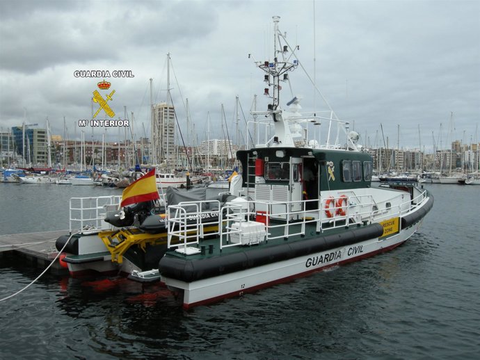 Embarcación de la Guardia Civil en Las Palmas de Gran Canaria