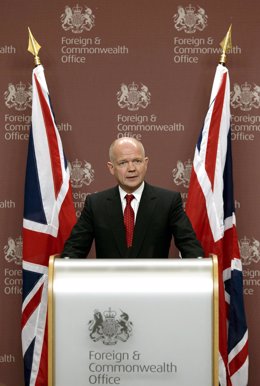 El ministro de Exteriores británico, William Hague
