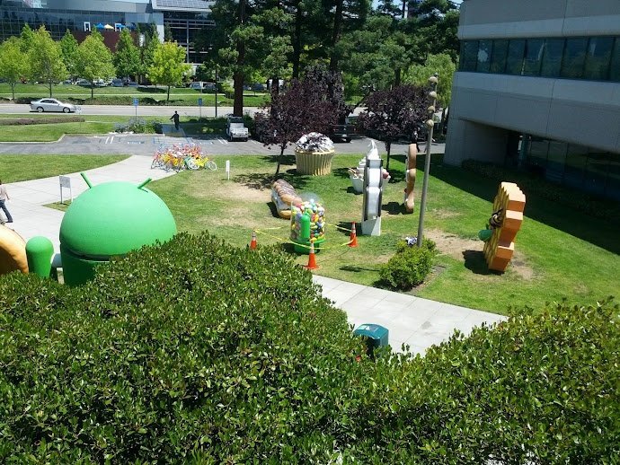 Jardines de Google en Mountain View