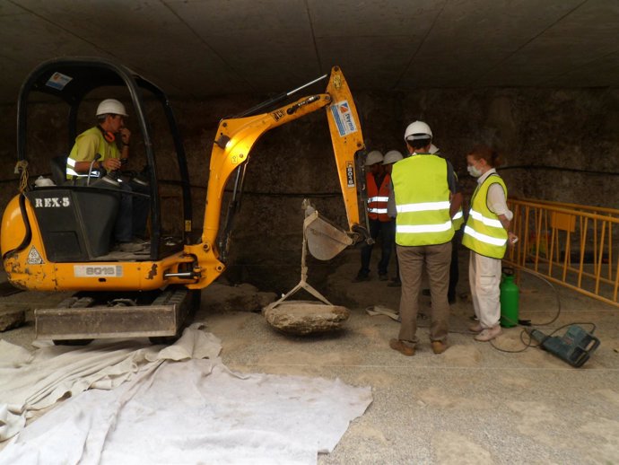 Obras En Estación Alcázar Del Genil, Del Metro