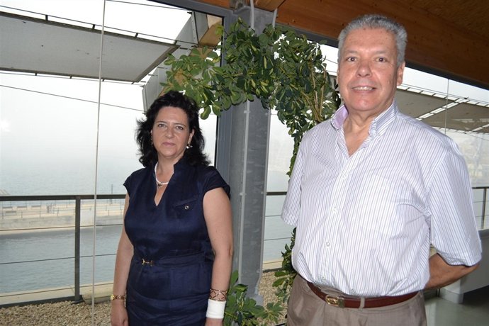 Los investigadores Carmen Lozano y Federico Fuentes