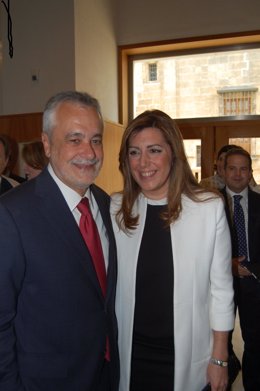 José Antonio Griñán y Susana Díaz 