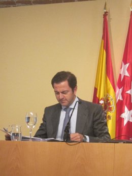 Cavero en rueda de prensa posterior al Consejo de Gobierno