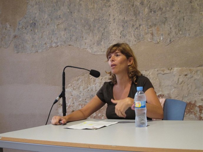 La concejal de Ciutat Vella, Mercè Homs, en el balance de un año de mandato