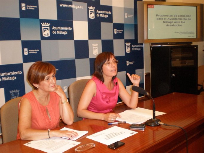 La portavoz del PSOE en el Ayuntamiento de Málaga, María Gámez        